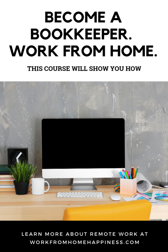 This is the only bookkeeping course that'll teach you how to work from home! Now you can be a 100% virtual bookkeeper and be your own boss.