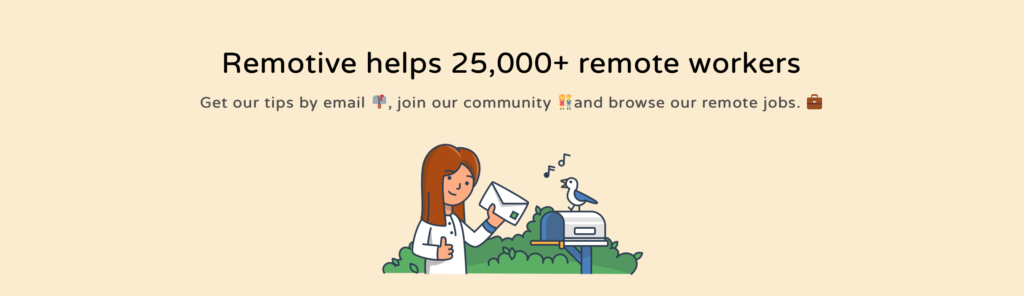 Remotive is one of the remote job sites you can use to find scam-free work from home jobs!